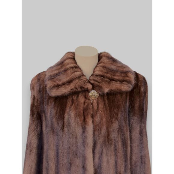 Wild Type Mink Coat -Large - Picture 6 of 11
